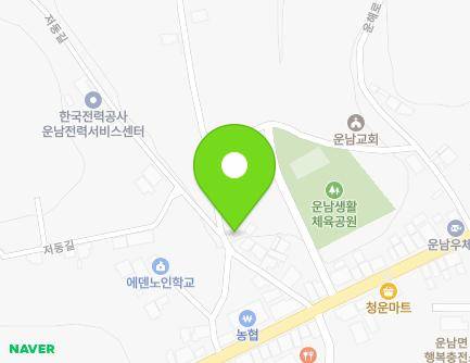 전라남도 무안군 운남면 저동길 12 (액화가스판매소) 지도