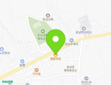 전라남도 무안군 운남면 운해로 596 (청운마트) 지도