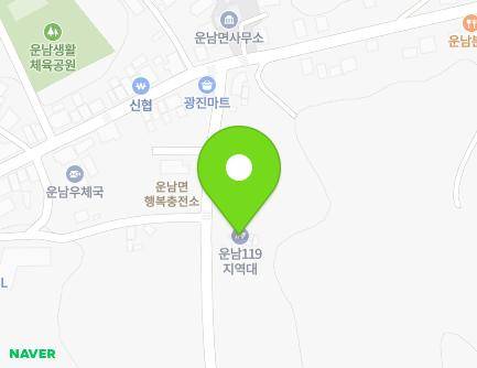 전라남도 무안군 운남면 양금로 13 (운남119지역대) 지도
