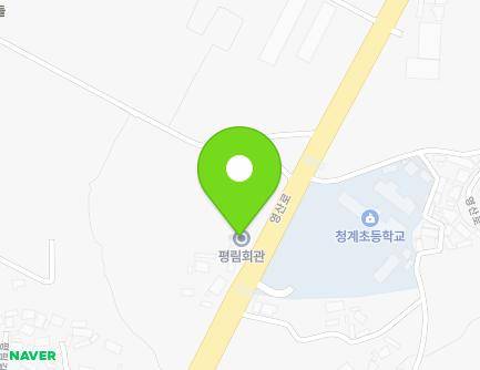 전라남도 무안군 청계면 영산로 1869 (평림마을회관) 지도