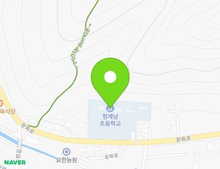 전라남도 무안군 청계면 문화로 105 (청계남초등학교) 지도