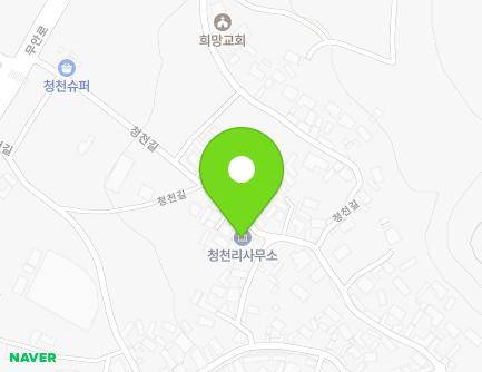전라남도 무안군 청계면 청천길 39-21 (청천리마을회관) 지도
