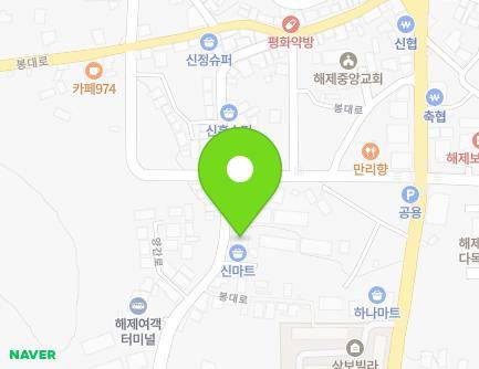 전라남도 무안군 해제면 양간로 26 (희망상회) 지도