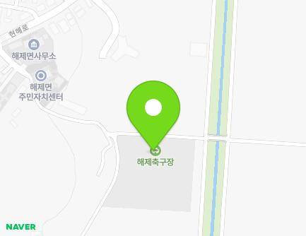 전라남도 무안군 해제면 현해로 1695-24 (해제축구장) 지도