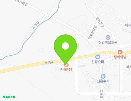 전라남도 무안군 해제면 봉대로 974 (일육구건강타운) 지도