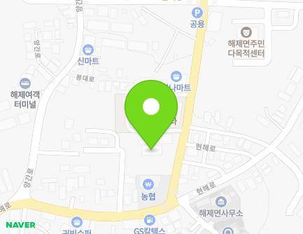 전라남도 무안군 해제면 봉대로 7 (농협자재백화점) 지도