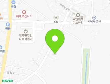 전라남도 무안군 해제면 현해로 1669 (해제면노인회경로당) 지도
