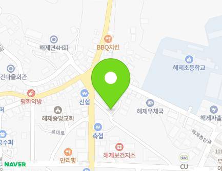 전라남도 무안군 해제면 봉대로 36-13 (정오수산) 지도