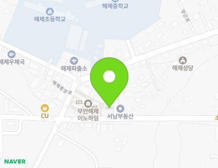 전라남도 무안군 해제면 현해로 1650 (친환경농산물,제일낚시) 지도