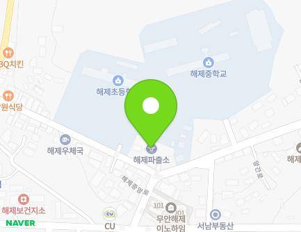 전라남도 무안군 해제면 양간로 85 (해제파출소) 지도