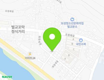 전라남도 보성군 벌교읍 회정새길 11-1 지도