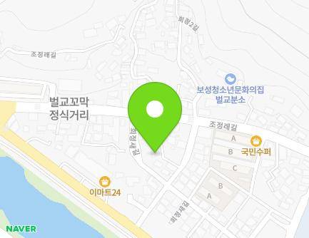 전라남도 보성군 벌교읍 회정새길 11-5 지도