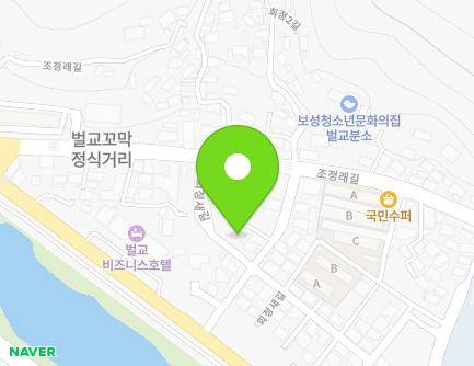 전라남도 보성군 벌교읍 회정새길 9 지도