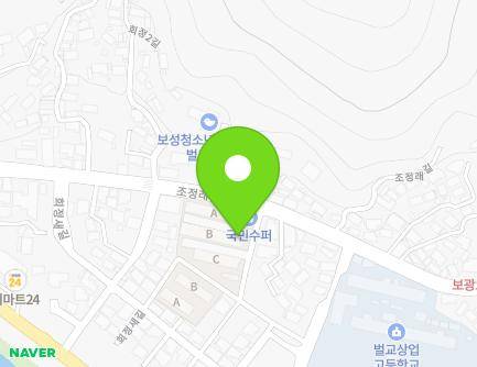 전라남도 보성군 벌교읍 조정래길 23-4 (회정국민아파트) 지도