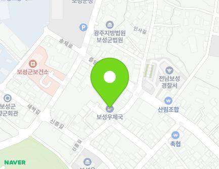 전라남도 보성군 보성읍 동산길 9 (보성우체국) 지도