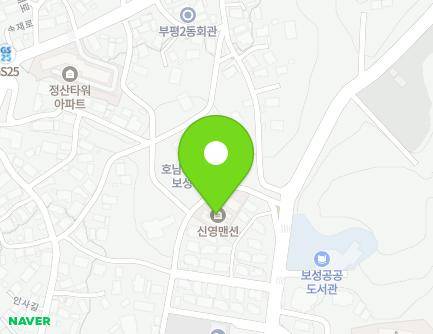 전라남도 보성군 보성읍 동인길 30 (신영연립주택) 지도