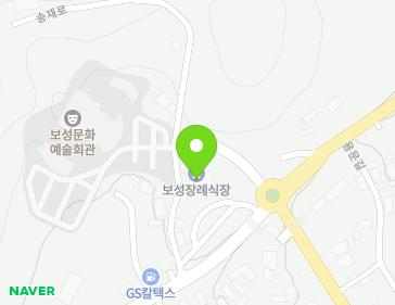 전라남도 보성군 보성읍 송재로 289 지도