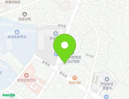 전라남도 보성군 보성읍 송재로 164-1 지도