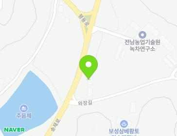 전라남도 보성군 보성읍 송재로 342 지도