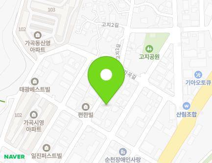 전라남도 순천시 가곡3길 9 (가곡동, 한국야쿠르트) 지도