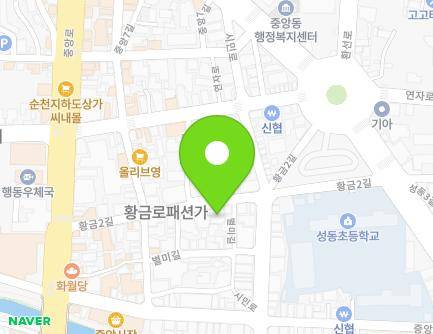 전라남도 순천시 황금2길 14-1 (남내동, 미샤) 지도