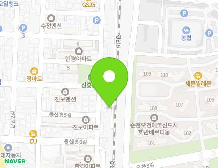 전라남도 순천시 남산4길 31 (남정동, 삼정아트유리) 지도