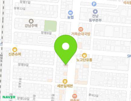 전라남도 순천시 장평로 37-1 (남정동, 새벽항구) 지도