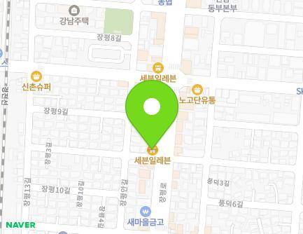 전라남도 순천시 장평로 33 (남정동, 미니스톱) 지도