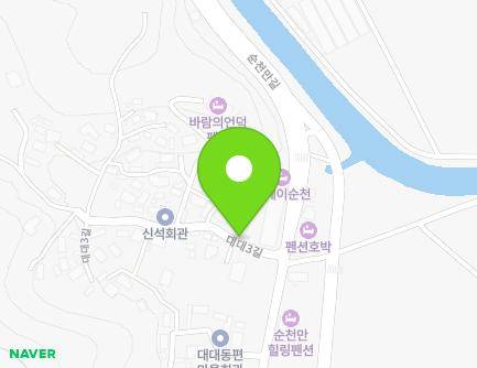전라남도 순천시 대대3길 6 (대대동) 지도