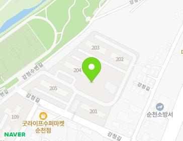 전라남도 순천시 서면 강청길 80 (주공아파트) 지도