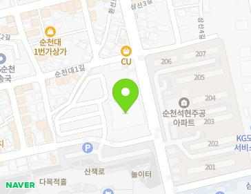 전라남도 순천시 환선로 133 (석현동) 지도