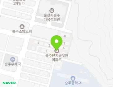 전라남도 순천시 승주읍 승평동길 58 (공무원아파트) 지도