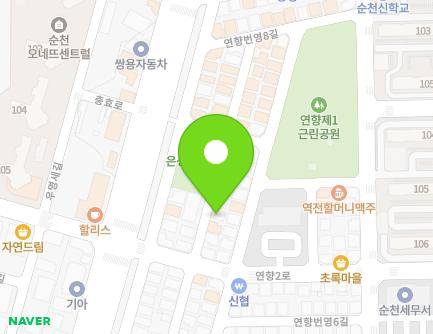 전라남도 순천시 장자보2길 84 (연향동, 허브향기) 지도