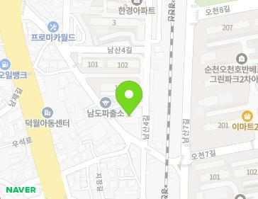 전라남도 순천시 지현길 23 (오천동, 빌라) 지도