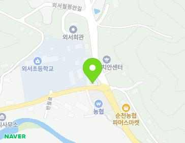 전라남도 순천시 외서면 반월로 2 (순천외서우체국) 지도