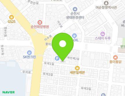 전라남도 순천시 우석1길 15 (인제동, 한국교통광고) 지도