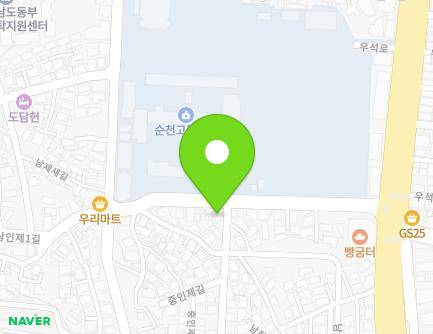 전라남도 순천시 상인제1길 15 (인제동, 미래원룸) 지도