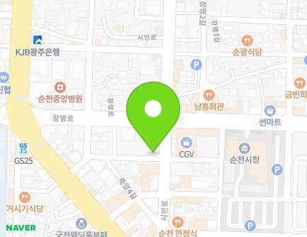 전라남도 순천시 중앙4길 13 (장천동) 지도