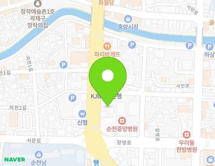 전라남도 순천시 중앙로 68-1 (장천동, 흥국생명) 지도