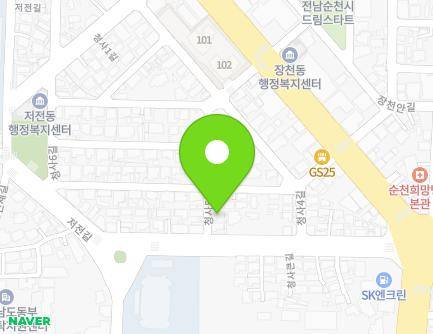 전라남도 순천시 청사5길 4 (저전동) 지도