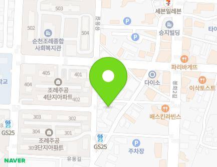 전라남도 순천시 조례신대앞길 7 (조례동, 하마당구장) 지도