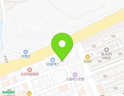 전라남도 순천시 장선배기2길 16-1 (조례동, 창업연당) 지도