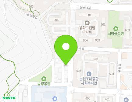 전라남도 순천시 봉화1길 117 (조례동, 화로지기봉화점) 지도