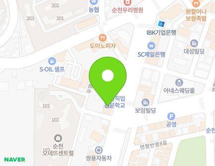 전라남도 순천시 충효로 133 (조례동) 지도