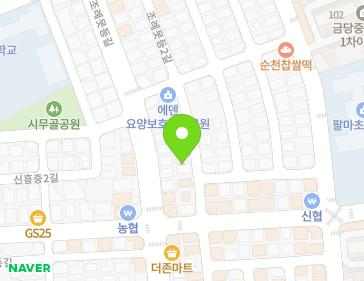 전라남도 순천시 해룡면 조례못등2길 4-16 지도