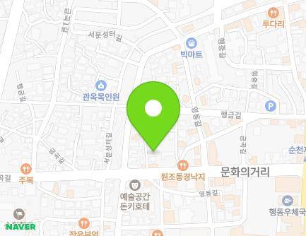 전라남도 순천시 행금길 23-11 (행동, 행동경로당) 지도