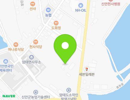 전라남도 신안군 암태면 중부로 1797 (한솔카센타) 지도
