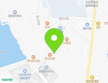 전라남도 신안군 암태면 장단고길 7-31 (강미용실) 지도