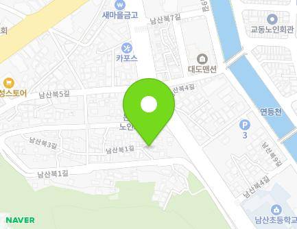 전라남도 여수시 남산북3길 3-13 (남산동) 지도