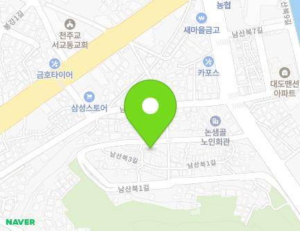 전라남도 여수시 남산북3길 15 (남산동) 지도